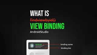 View Binding in Android Replace findViewById with view binding Android Studio Tutorial