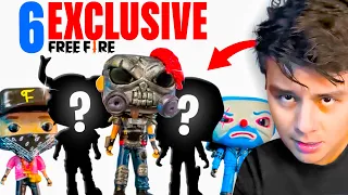 LAS 6 FIGURAS EXCLUSIVAS DE FREE FIRE🔥