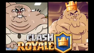 Richard Watterson gordo y mamado version Clash Royale👑(compilacion)