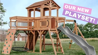 Our New Backyard Discovery playset