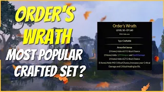 Order s Wrath Most Popular Crafted Set Ever Elder Scrolls Online