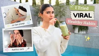 I Tried 12 VIRAL Healthy Lifestyle Hacks…Are They Actually Worth It? 👀✨