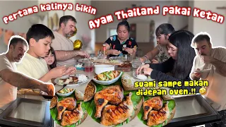 SAWADIKA‼️HARI INI MAKAN MASAKAN KHAS THAILAND🇹🇭 PERTAMA KALINYA BIKIN & SUAMI KALAP‼️