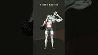 The Dumbbell Side Bend Is A Great Waist Exercise Save And Try Your Next Workout 