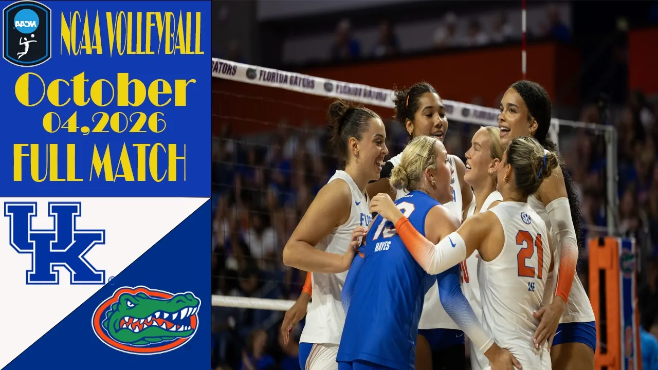 Florida vs. Kentucky | FULL MATCH | Oct 04,2026 | Women's NCAA Volleyball 2026