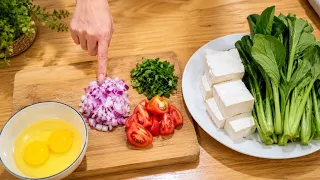Resep tahu dan telur ini enak sekali. Keluarga saya tidak akan pernah bosan memakannya #viralvideo