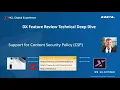 DX Deep Dive Support for Content Security Policy CSP