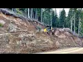 How the Deere 670 Grader Repairs Landslide-Rounded Roads #grader #johndeere
