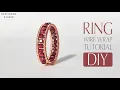 Cube Beads Wire Wrap Ring Tutorial Easy Ring DIY Ring DIY Jewelry How to make