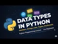 07 - Data Types in Python