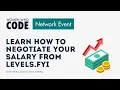 Learn How to Negotiate Your Salary from Levels fyi