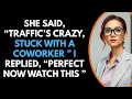 Lagu She Said, “Traffic’s crazy, stuck with a coworker ” I Replied, “Perfect  Now watch this ” #betrayal