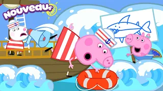 Les histoires de Peppa Pig 😨 Cochon à la mer 🌊 Épisodes de Peppa Pig