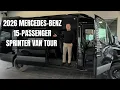 2026 Mercedes-Benz Sprinter 15-Passenger Van Walkaround Interior Tour Features