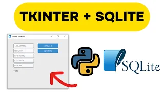 Customtkinter and SQLite with Python Lesson 5 - Update Table