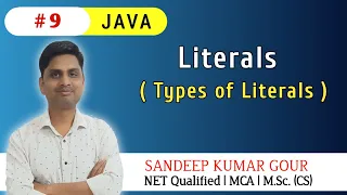 Literals in JAVA Literals token Java Language