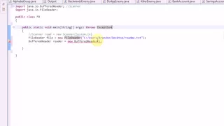 Learning Java Part 15 Reading Text from Files