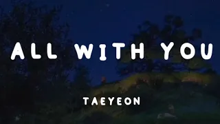 Download Taeyeon - All With You (OST Moon Lovers) // Lirik Sub Indonesia // ☁️ (Healing) 🍃 MP3