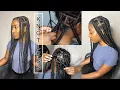 HOW TO DO SUPER EASY FLAT JUMBO KNOTLESS BOX BRAIDS DETAILED