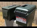 WILL IT LEAK MTM Case-Gard VS Military Surplus Ammo can showdown