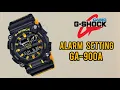 HOW TO SET the ALARM G-Shock Sports GA-900 timewatc c