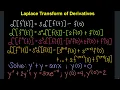 Laplace Transform of Derivatives Applications to Solving Differential Equations Tagalog Math