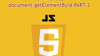 Javascript Tutorial How to use getelementbyid in Javascript Tutorial - 3