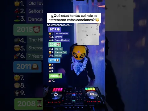 ¿Qué edad tenias cuando salieron estas canciones?🧐