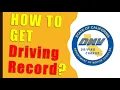 How to get your DMV driving record