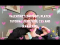 I Built a Valentine s Day Vinyl Music Player with HTML CSS JavaScript