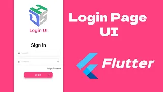 Flutter Login Page Material UI with form validation