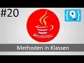 Java Tutorial Deutsch German - Methoden in Klassen
