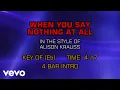 Lagu Alison Krauss with Union Station - When You Say Nothing At All (Karaoke)