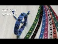 Cat paw print bracelet Cute friendship bracelets