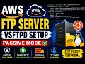 How to Install VSFTPD FTP Server on AWS EC2 Ubuntu Passive FTP Setup