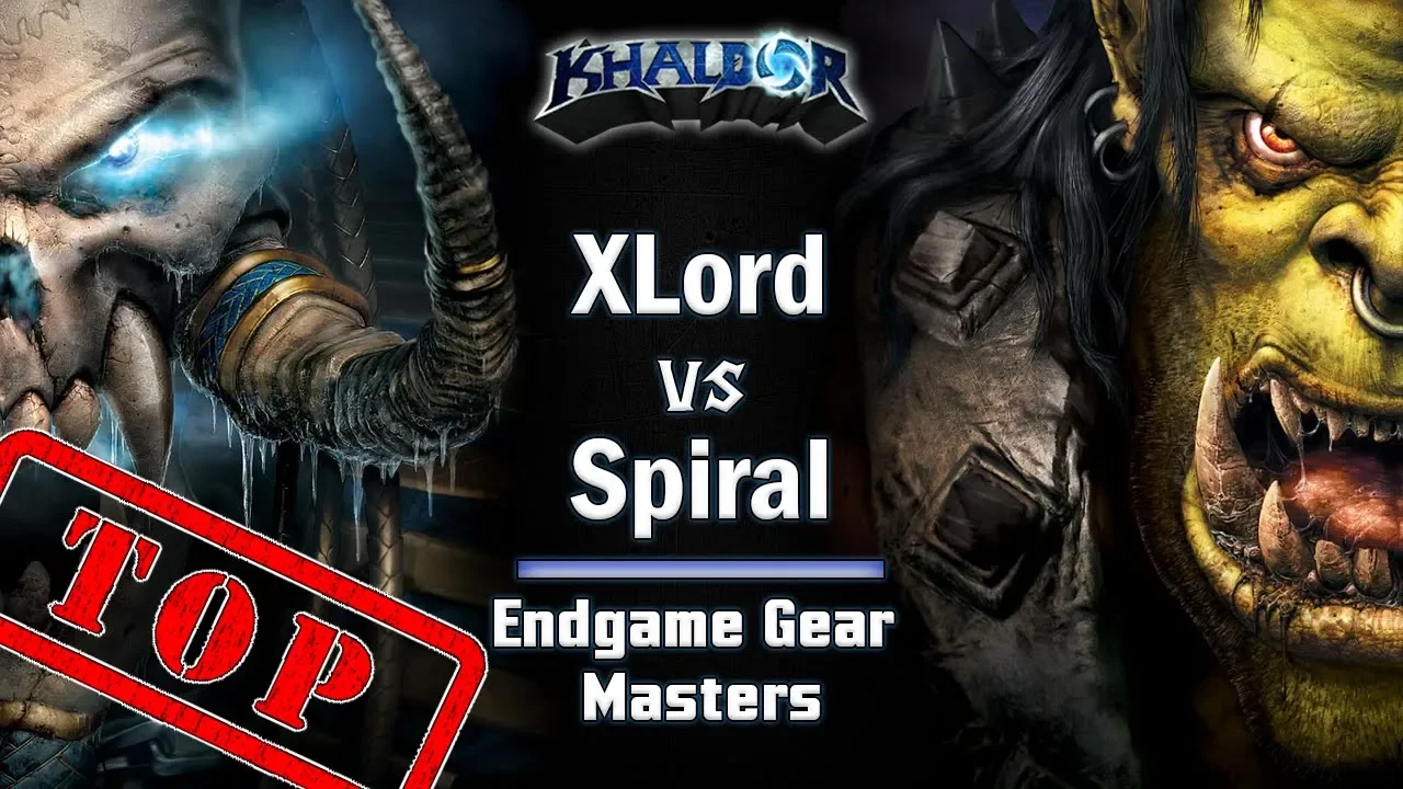 ► WarCraft 3: XLord (UD) vs. Spiral (Orc) - Endgame Gear Masters