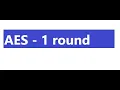 AES after round 1 - Quiz Problem and Solution