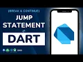 Jump statement break Continue in Dart Programming - Dart Tutorial