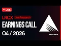 Lam Research Q4 FY26 Earnings Call LRCX WATCH LIVE