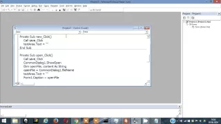 VB 6 Visual Basic 6 0 Notepad Part 6