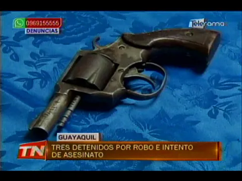 Tres detenidos por robo e intento de asesinato