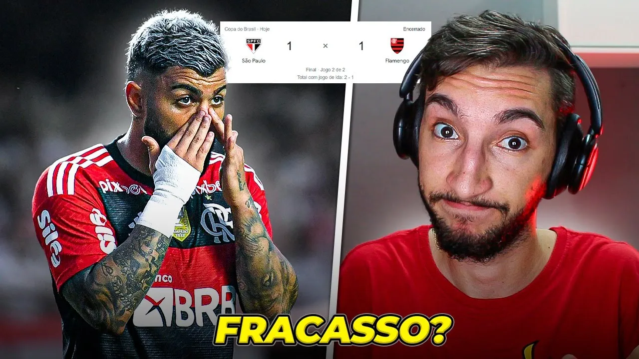 Flamengo 1 x 1 São Paulo - SÃO PAULO CAMPEÃO! (PIOR ANO DO FLAMENGO?)