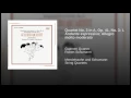 String Quartet No. 3, Op. 41 No. 3: I. Andante espressivo - Allegro molto moderato