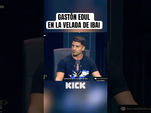 GASTÓN EDUL EN LA VELADA DE IBAI #davooxeneize #davo #gastonedul #lacobraaa #lacobraaa #stream #clip