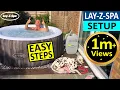How to setup a LAY-Z-SPA - Bestway LAY-Z-SPA Installation Easy Step by Step Tutorial