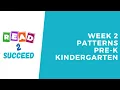 Week 2 PreK-Kindergarten Patterns Katrina Culley
