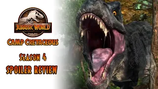 camp cretaceous season four full spoiler mini review 