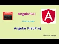 Angular CLI How to create Angular first project Angular Commands Thiru Academy