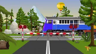 Download Rail crossing for children. Pociągi dla dzieci. MP3