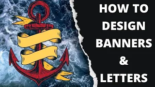 Tattoo Design Tutorial Banners and Lettering